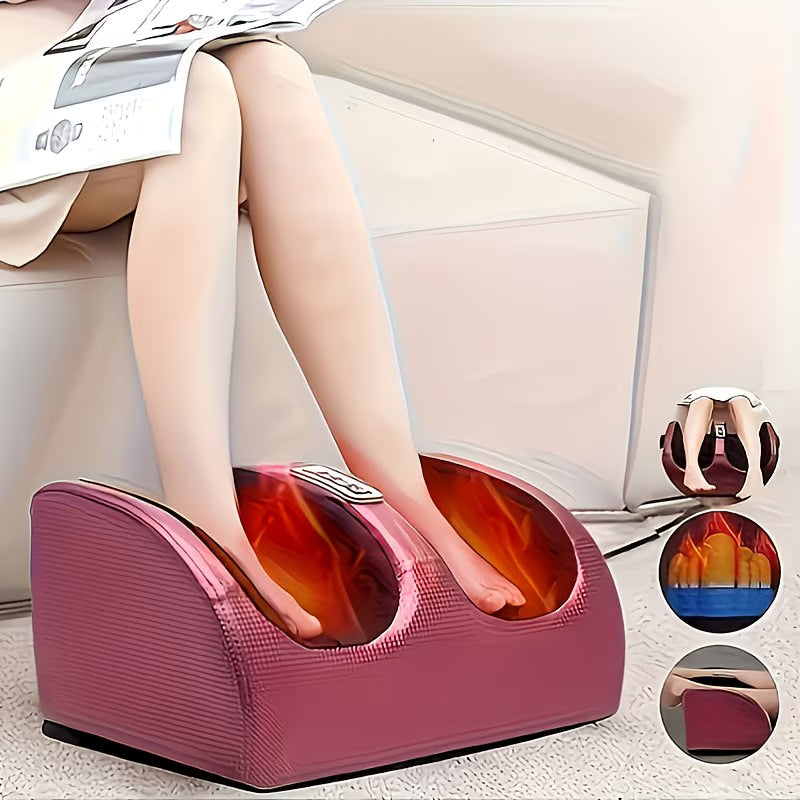 Electric Foot & Leg Massager with Heat – Deep Kneading + Air Compression