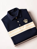 Men's Vintage Business Short Sleeve Polo T-Shirt