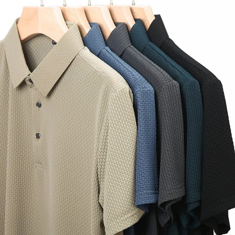 Premium Silk Textured T-Shirt For Men