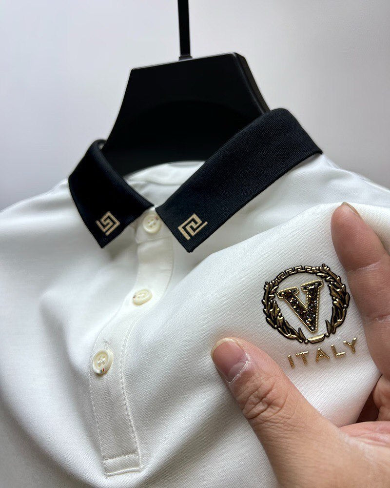 Signature V Italy Short Sleeve T-shir For Men